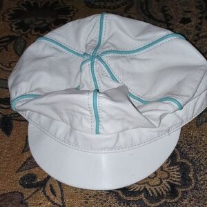 Wilsons Leather Vintage Suede Hippie Bucket Hat w/ Lace-Up Trim Size L/XL in EUC 60s 70s Style Floppy Suede Leather Hat hippie boho Brown  main image 4